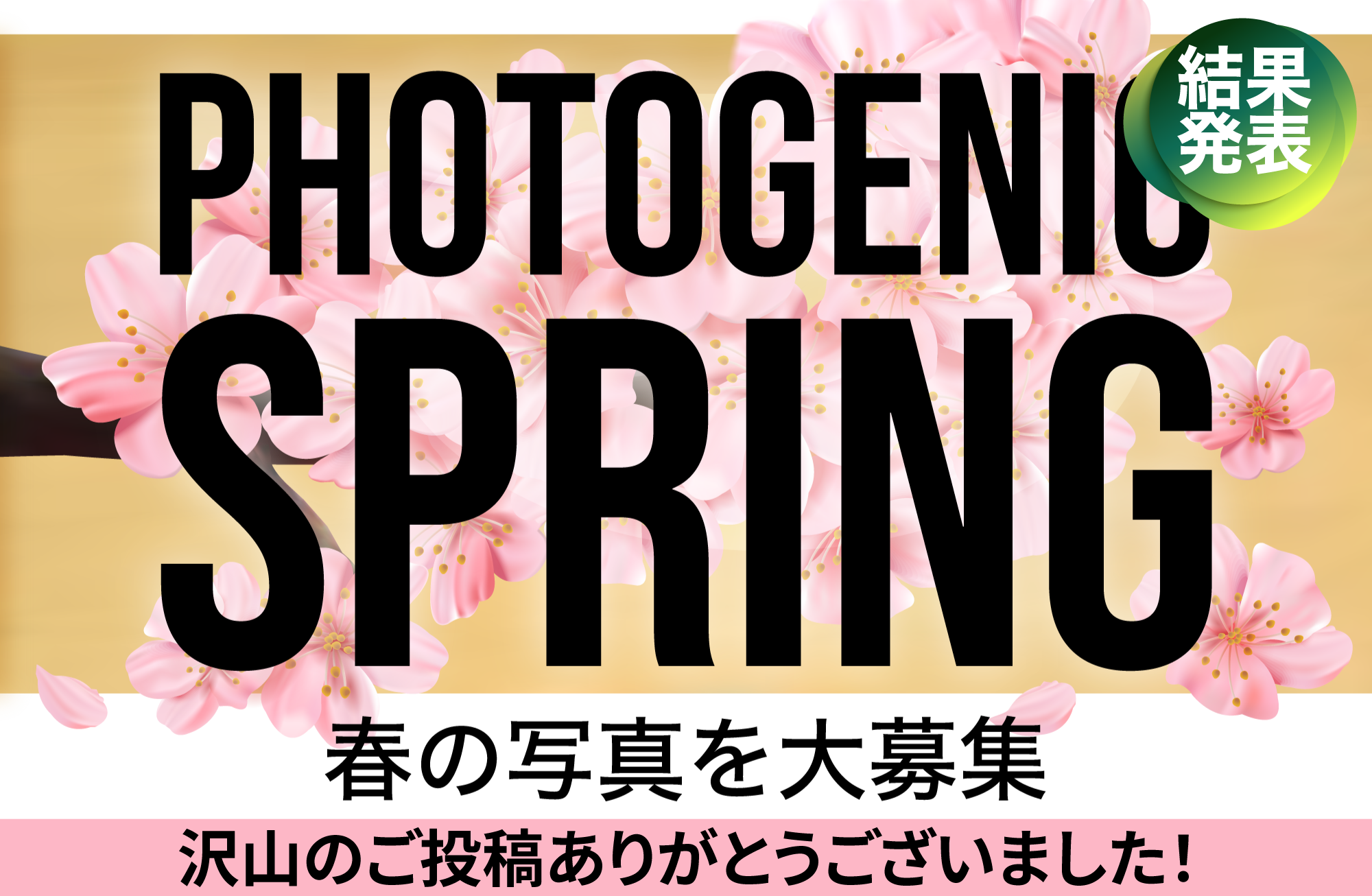 Photogenic Spring フォトコンテスト