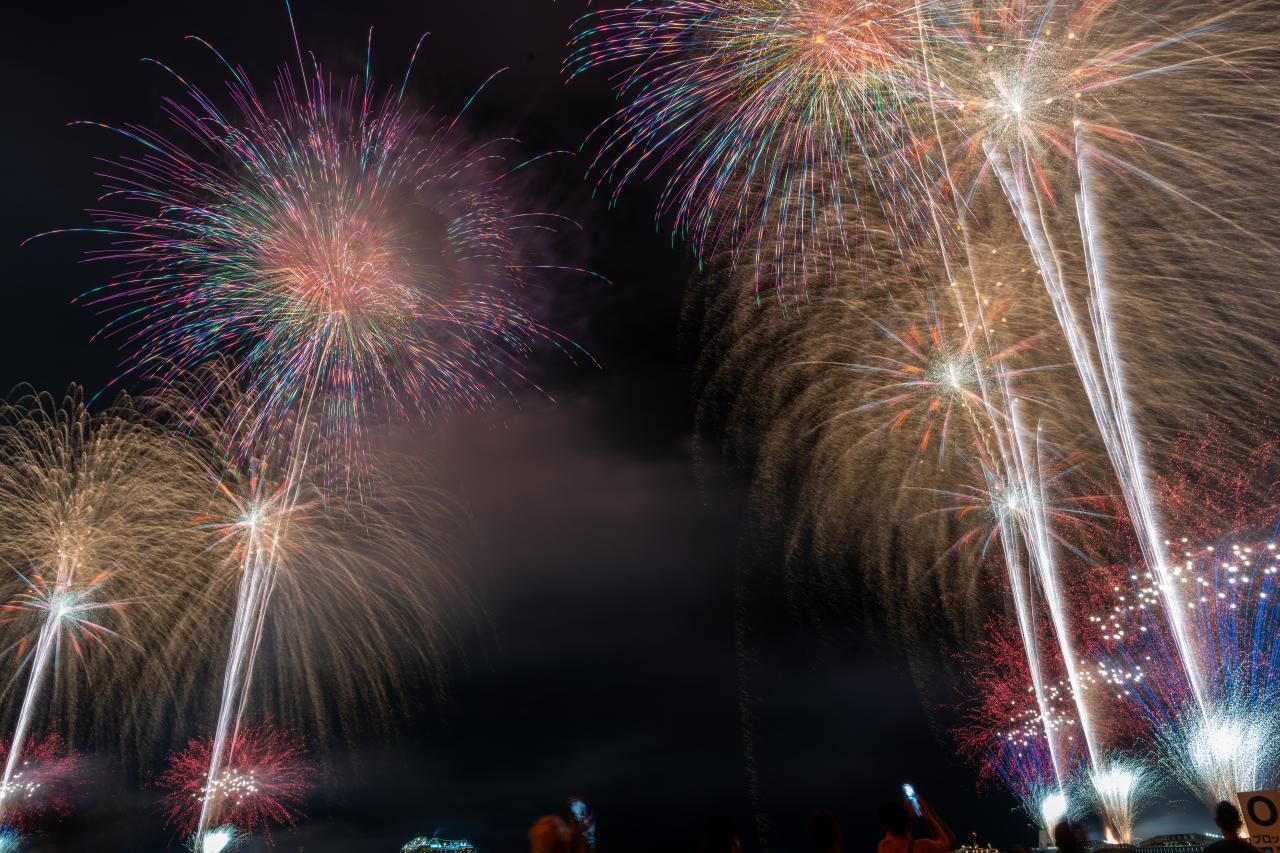 第70回青森花火大会 2024年8月7日 ねぶた むく