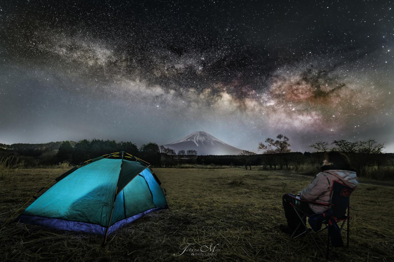 富士を飾る春の河 Everybody Photographer Com