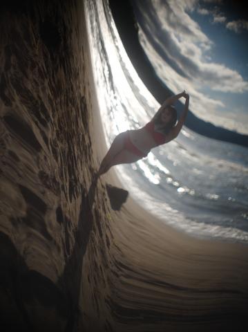 緑間ゆめか 浜辺 逆光 | EVERYBODY×PHOTOGRAPHER.com