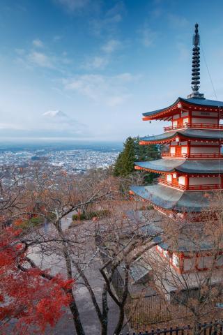 河口湖の秋の風景 Everybody Photographer Com